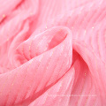 Fashionable 8.5M/M wholesale pink jacquard silk fabric for evening dress